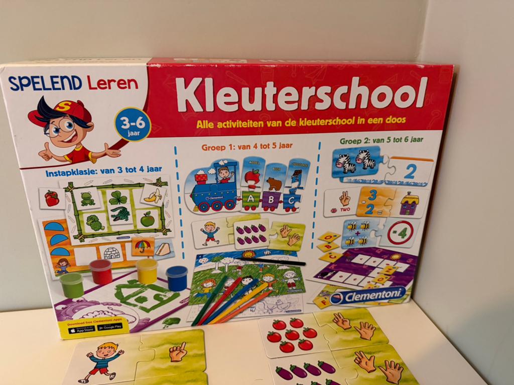 Clementoni Spelend Leren Kleuterschool - Educatief spel, Kinderen en Baby's, Speelgoed | Educatief en Creatief, Ophalen, Zo goed als nieuw