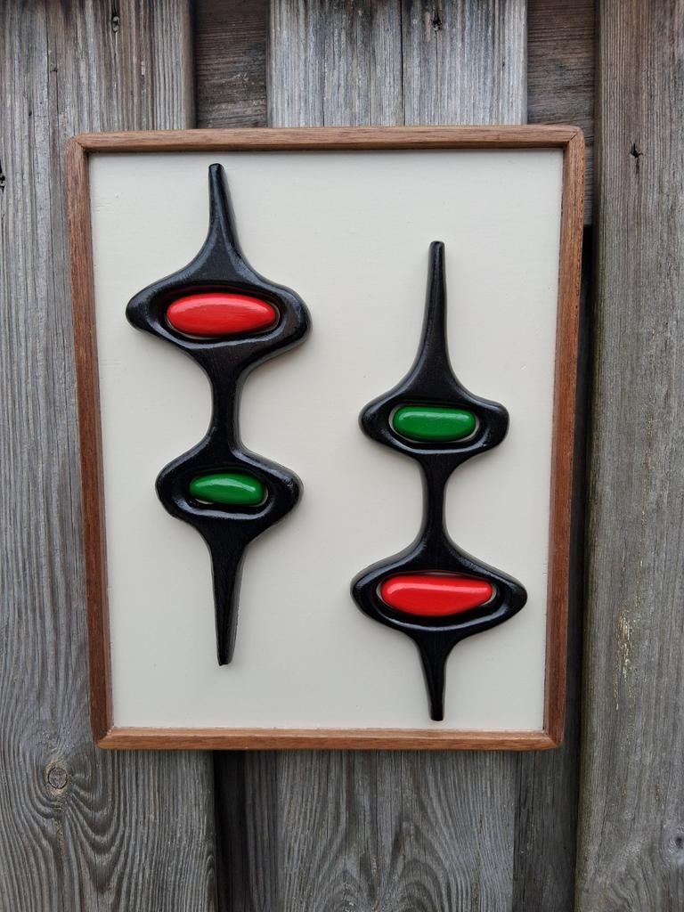 Midcentury Modern style wandpaneel., Ophalen of Verzenden