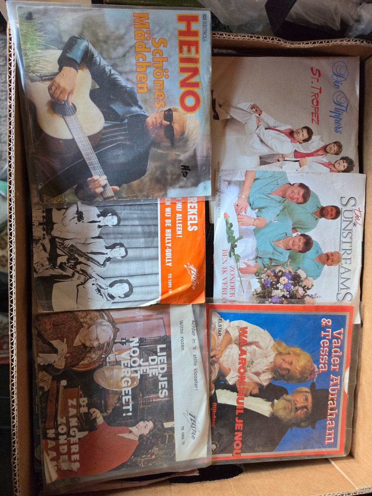 te koop andere halve bananendoos singels Nederlands en duits, Gebruikt, Originele persing, 7 inch, Ophalen of Verzenden