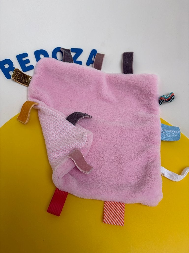 K3294 snoozebaby snooze baby doekje roze, Ophalen of Verzenden, Zo goed als nieuw, Konijn