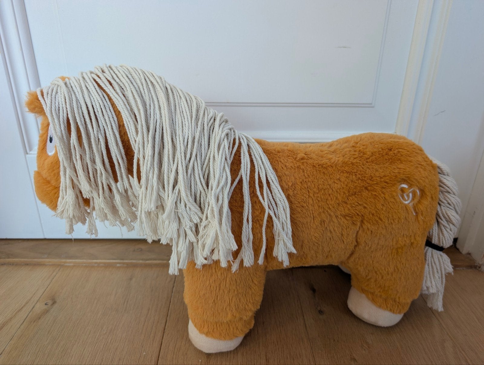 Grafty pony paarden knuffel, Overige merken, Ophalen of Verzenden, Zo goed als nieuw, Oranje