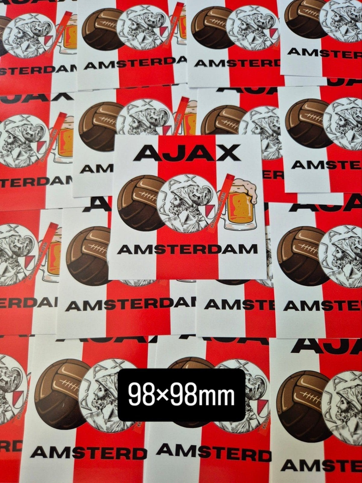 AJAX stickers, Verzenden, Nieuw, Meerdere stickers