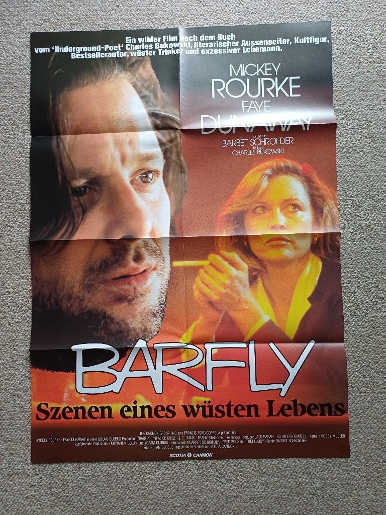 BARFLY     filmposter., Verzamelen, Posters, Nieuw, Film en Tv, A1 t/m A3, Rechthoekig Staand, Verzenden