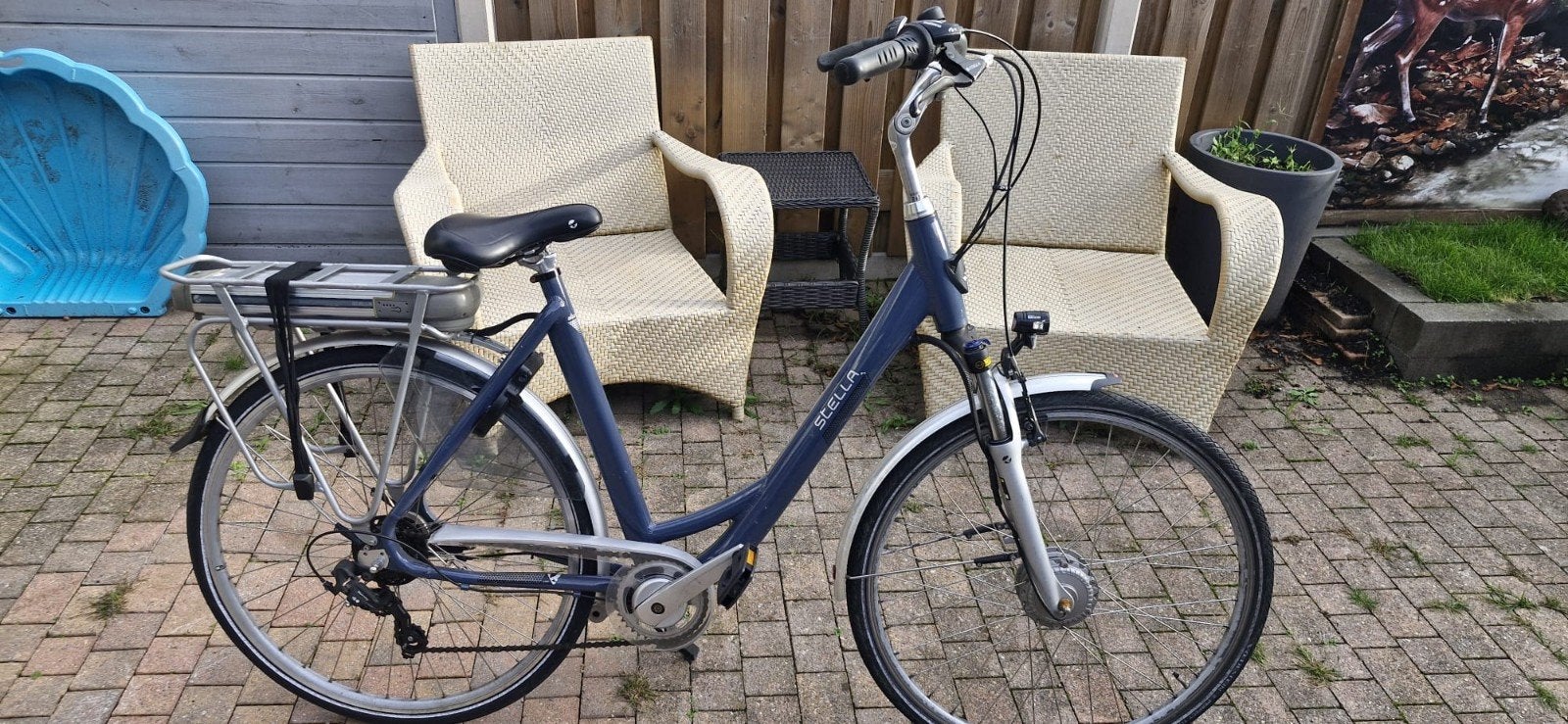 stella dames fiets elektrische, Fietsen en Brommers, Gebruikt, 47 tot 50 cm, Versnellingen, Ophalen
