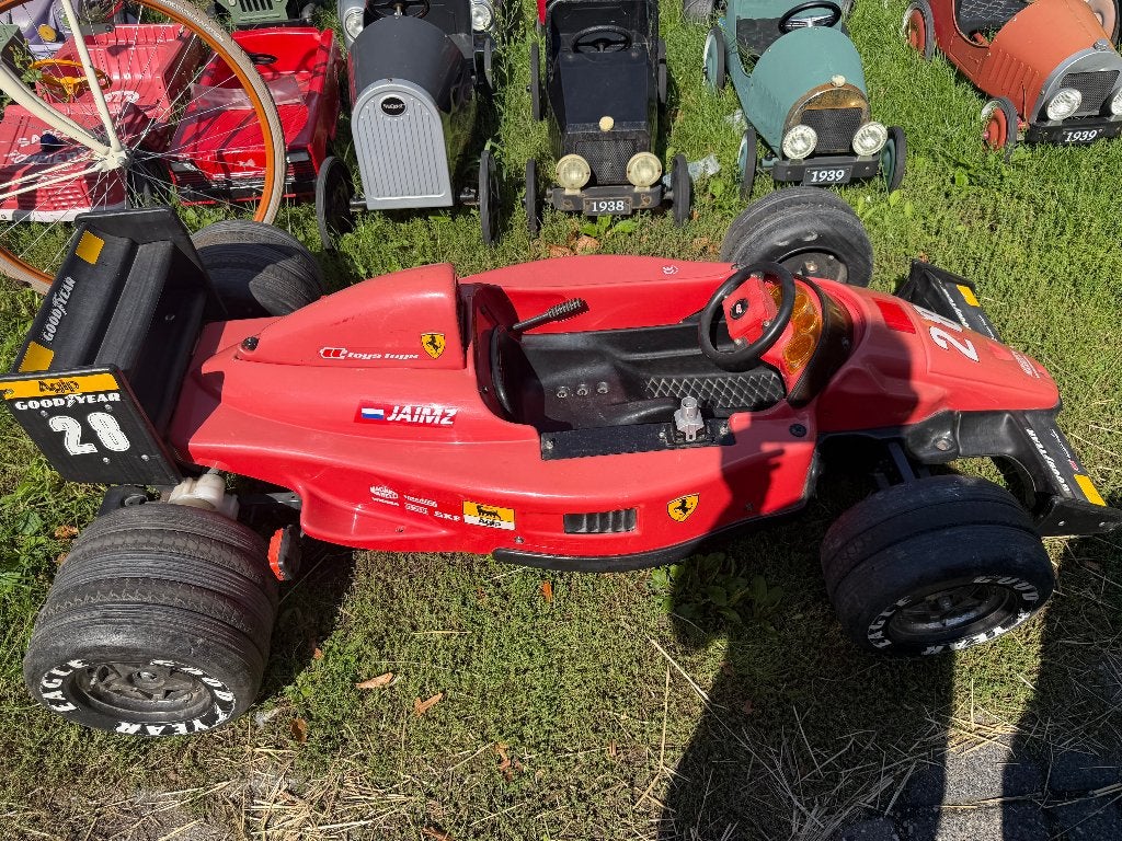 ferrari F1 trapauto jaren 90 toystoys 188x88cm, Ophalen of Verzenden