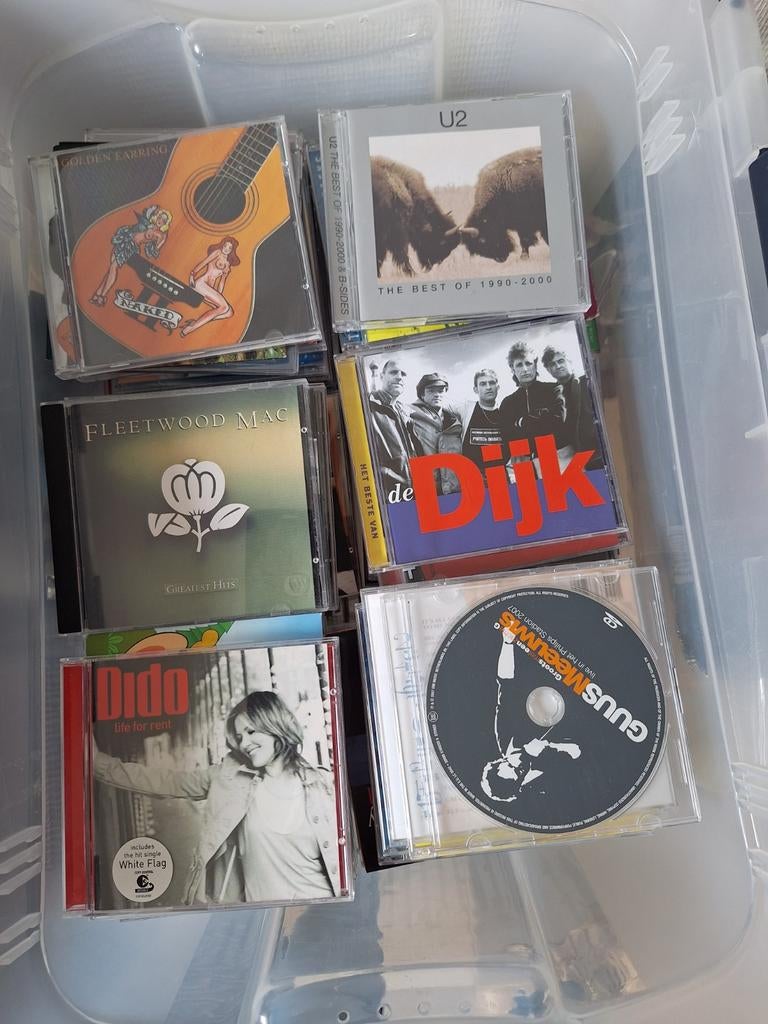 Partij originele CD's (50-100 stuks), Cd's en Dvd's, Ophalen, Gebruikt