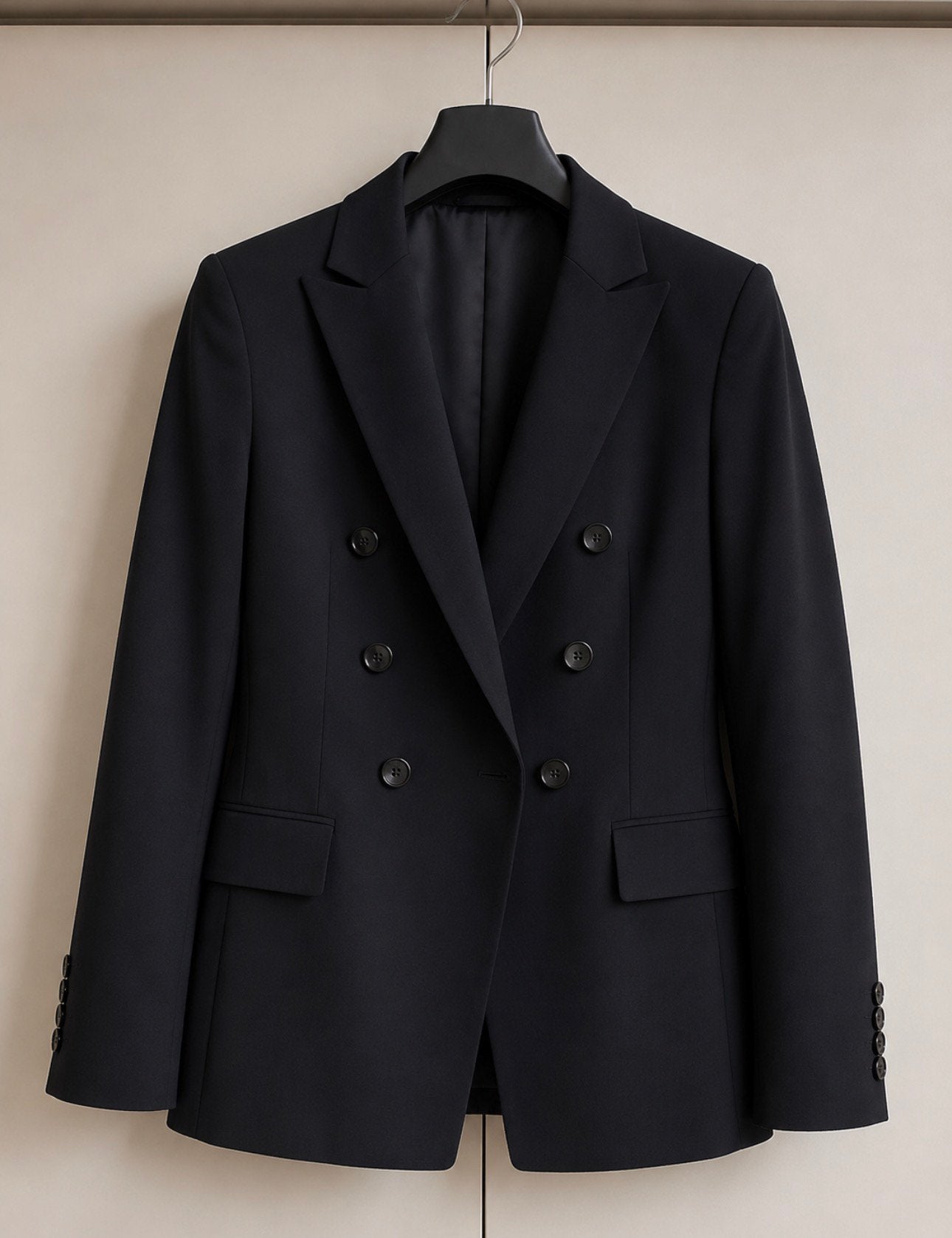 Blazer pauw cool wool, Kleding | Dames, Jasjes, Kostuums en Pakken, Ophalen of Verzenden, Zo goed als nieuw, Maat 38/40 (M), Zwart