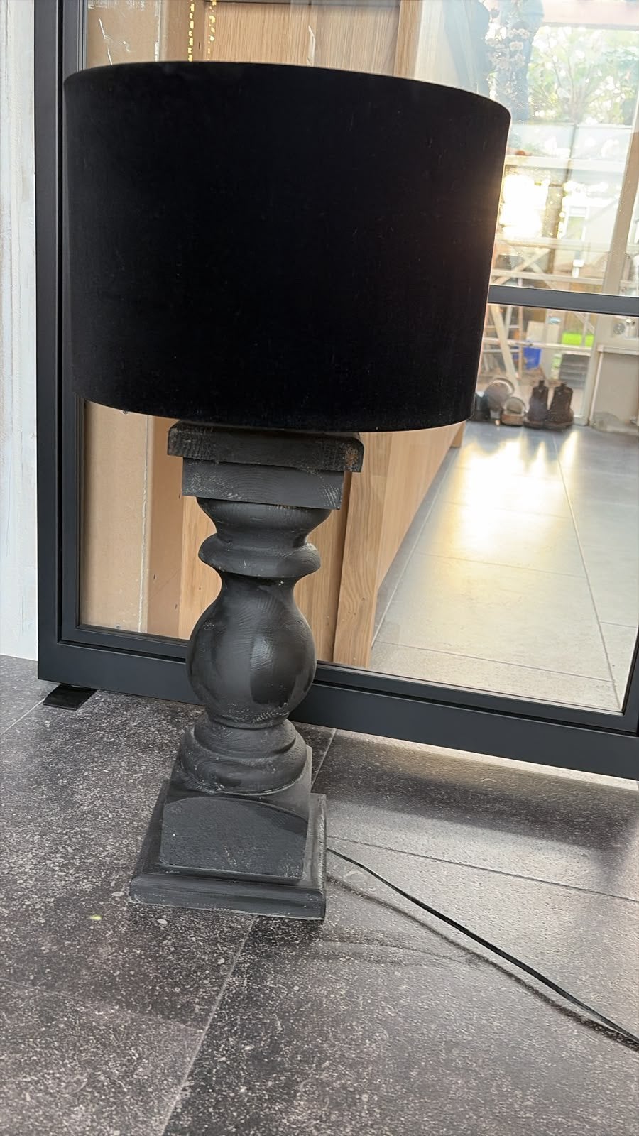 Baluster lamp, Ophalen, Overige typen, Gebruikt, Zwart
