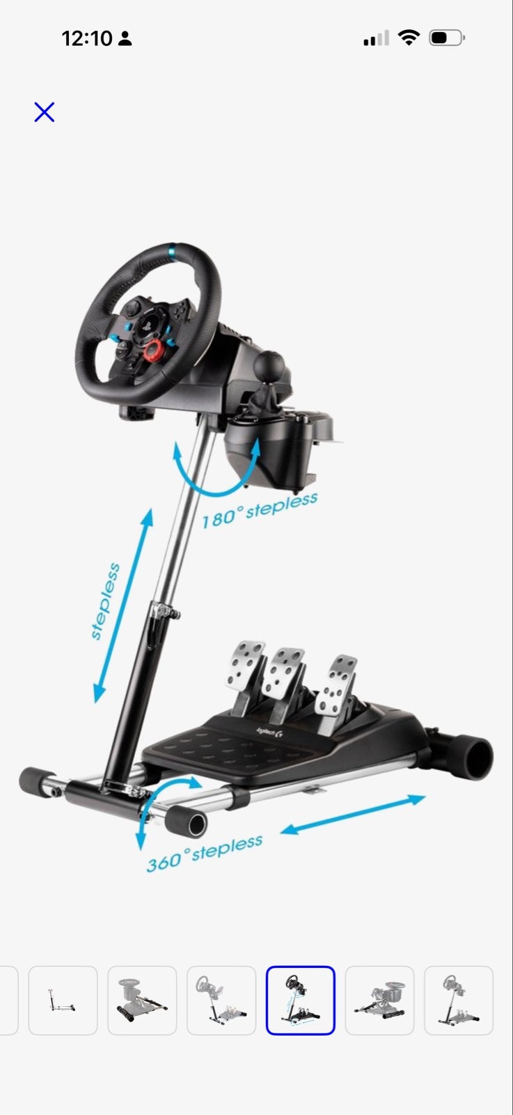 Wheel Stand Pro V2 Deluxe voor Logitech G25/G27/G29/G920/G92, Spelcomputers en Games, Houder/standaard, Ophalen of Verzenden, Zo goed als nieuw
