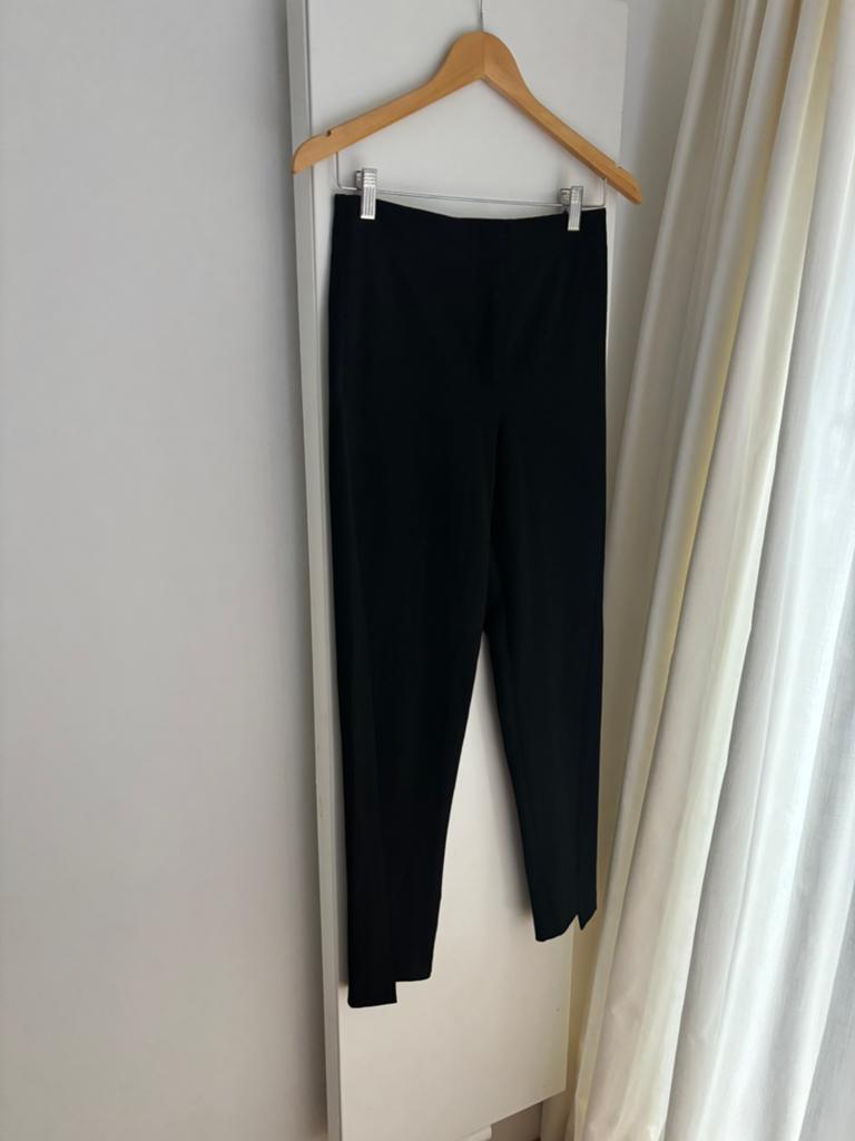 H&m black chino, zwarte slim fit pantalon, maat 34/36, Zwart, Ophalen of Verzenden, Zo goed als nieuw, Maat 34 (XS) of kleiner