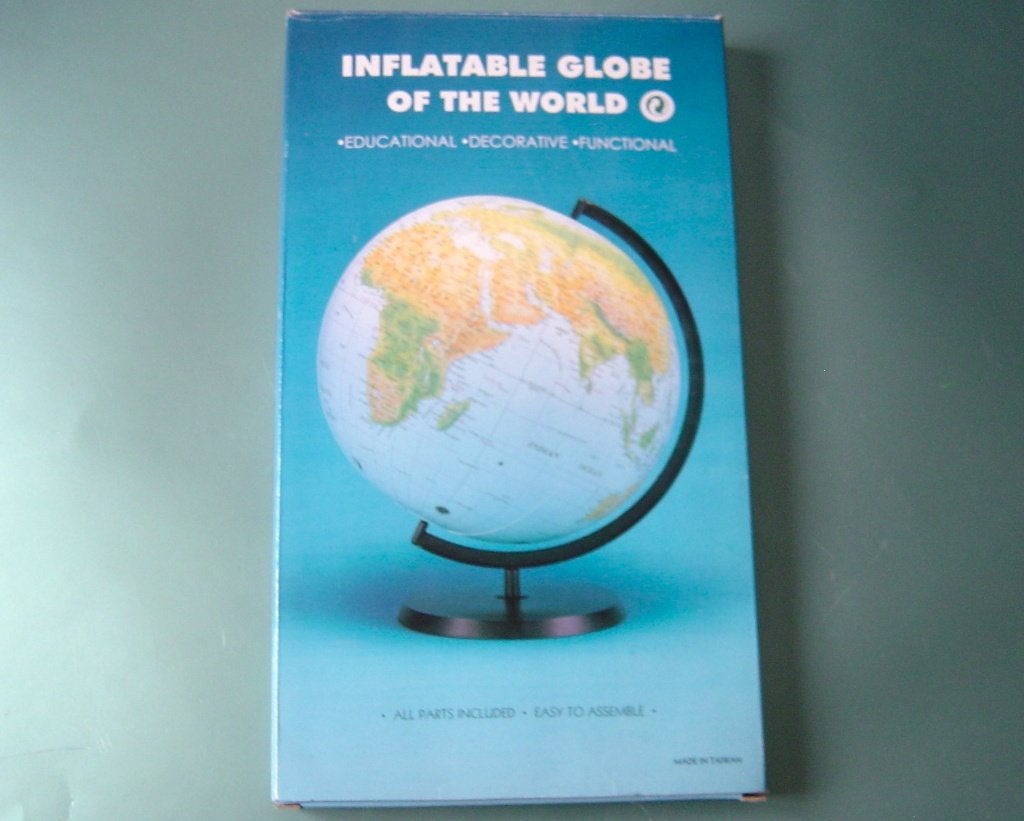 Opblaasbare Globe van de Wereld - Educatief & Decoratief, Ophalen of Verzenden, Nieuw