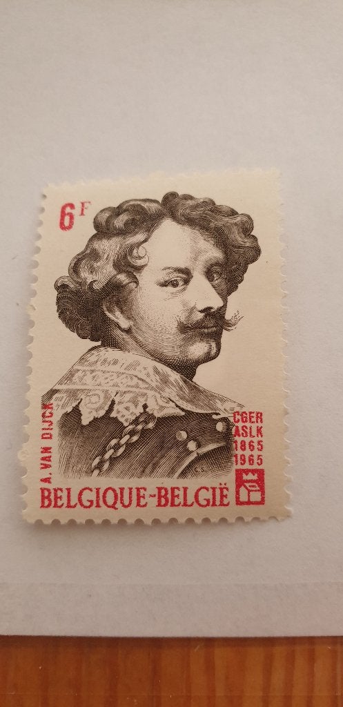 7059 belgie a van dijck 6f postfris, Verzenden