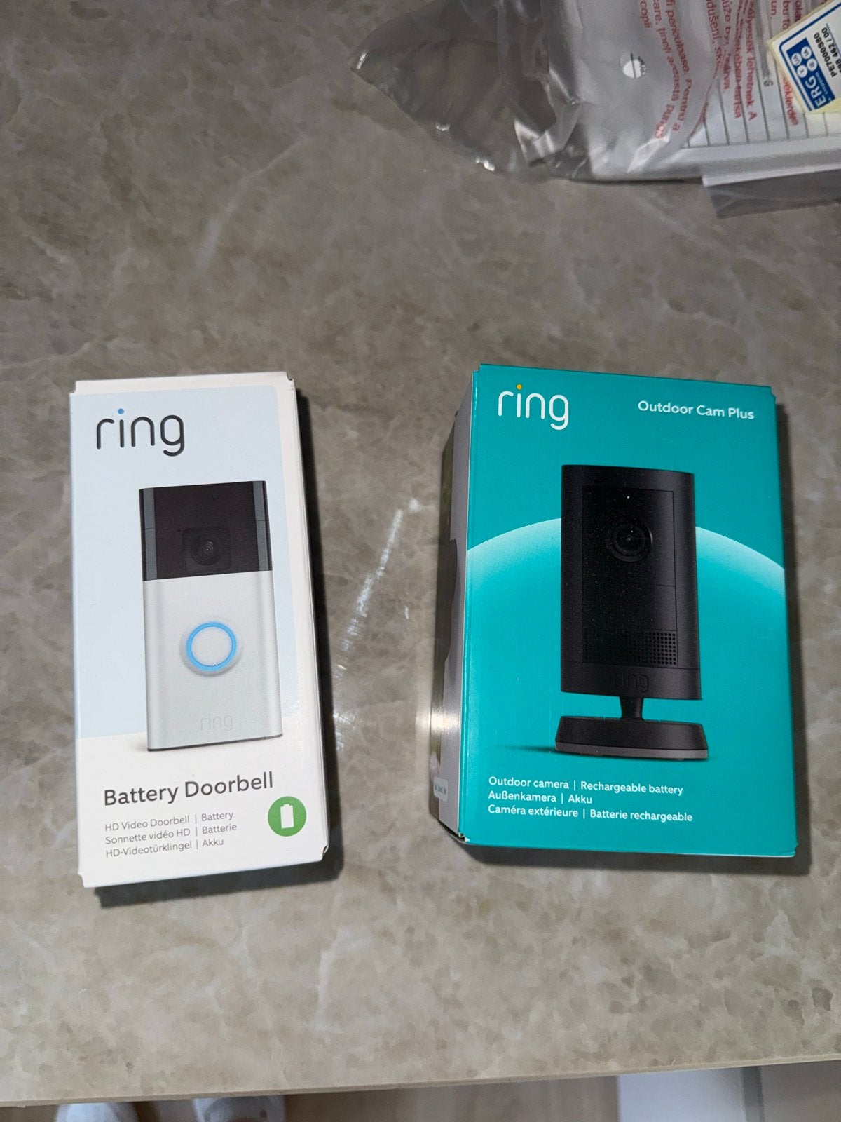 Ring deurbel en camera voor buiten - Nieuw in doos, Beweging, Nieuw, Ophalen of Verzenden, Compleet systeem