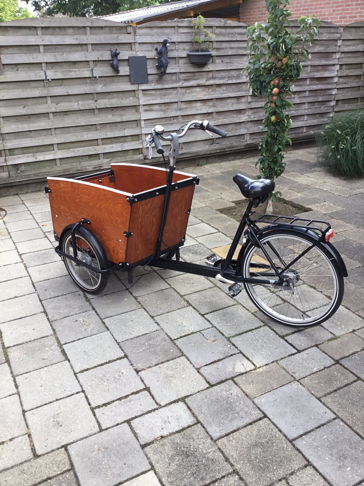 Babboe Big bakfiets met nieuwe bak, 4 kinderen of meer, Zo goed als nieuw, Trommelrem, Ophalen