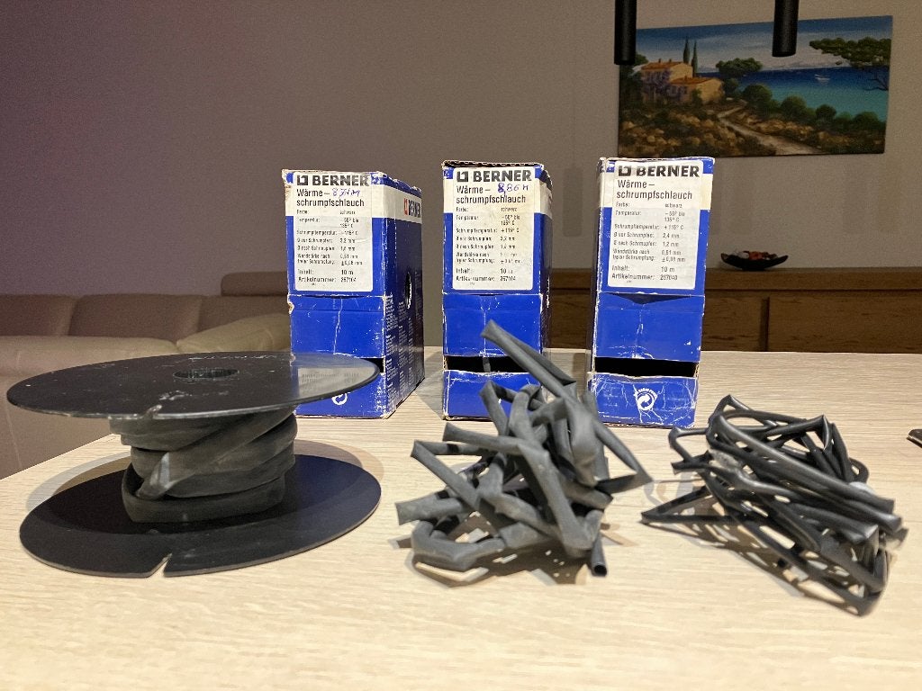 NIEUW : 36,82 Meter BERNER Isolatie Krimpkous op Haspel, Ophalen of Verzenden, Nieuw, Overige typen