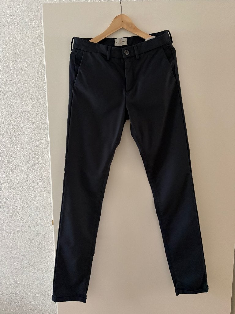 Cast Iron broek - donkerblauw glans - 31/34 - zgan, Ophalen, Blauw, Overige jeansmaten, Zo goed als nieuw