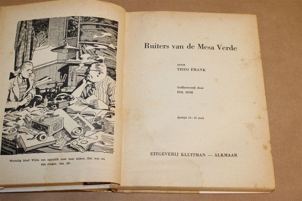 Ruiters van de Mesa Verde — Illustraties Pol Dom, 1949, Ophalen of Verzenden, Gelezen