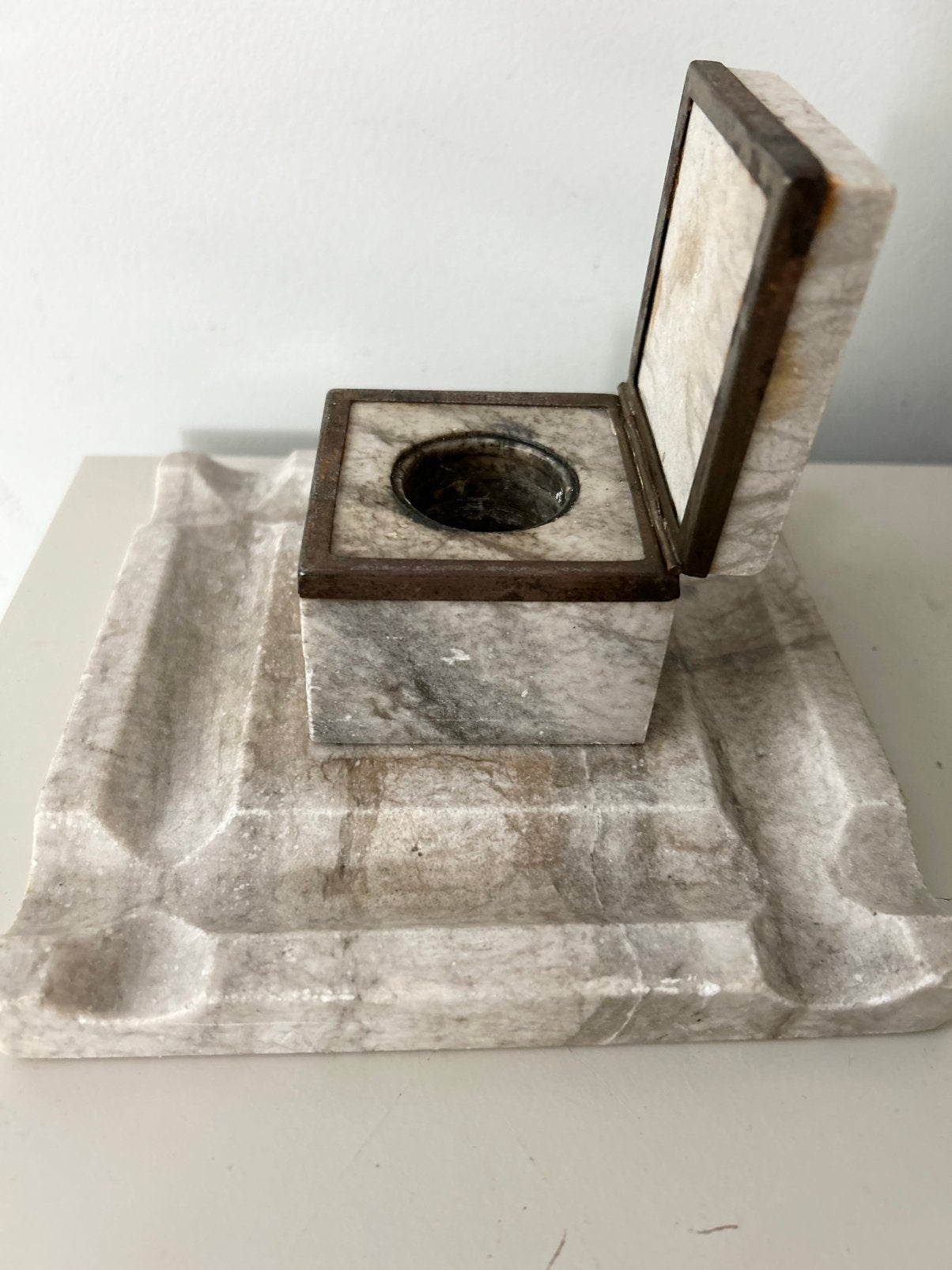 ArtDeco vintage marmeren Inktstel, Ophalen of Verzenden