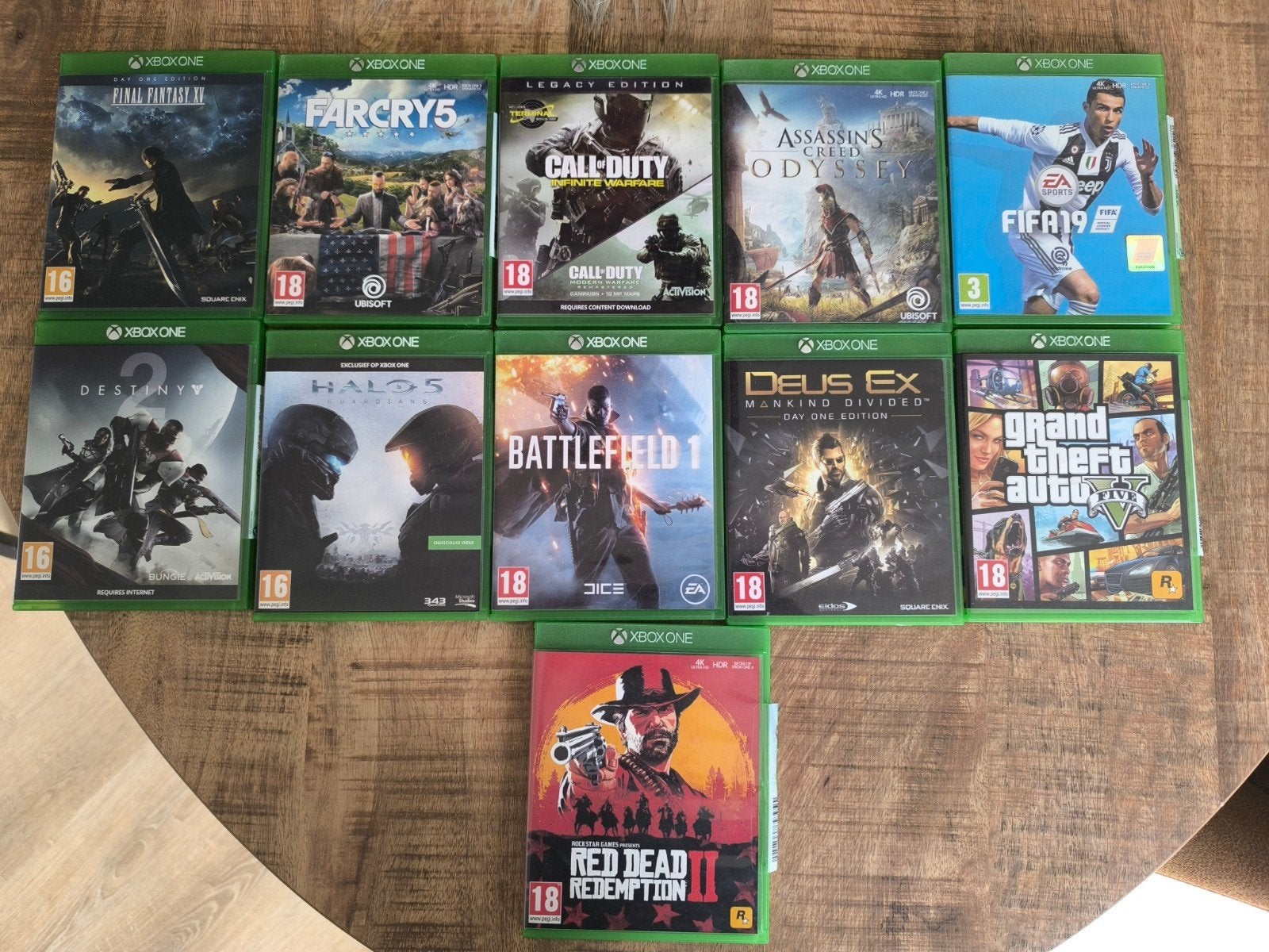 11 Xbox one spellen, zie beschrijving, Spelcomputers en Games, 1 speler, Ophalen of Verzenden, Zo goed als nieuw, Vanaf 18 jaar