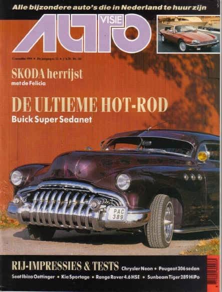 Autovisie 23 1994 : Range Rover - Morgan +8 - Sunbeam Tiger, Ophalen of Verzenden, Gelezen, Algemeen