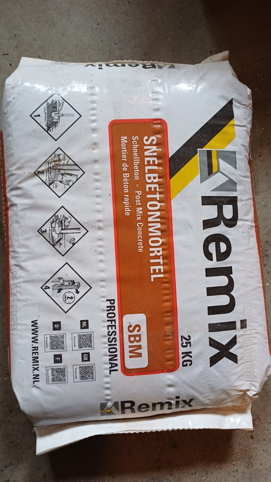 Beton, sneldrogend, Doe-het-zelf en Verbouw, Overige Doe-het-zelf en Verbouw, Ophalen of Verzenden, Nieuw