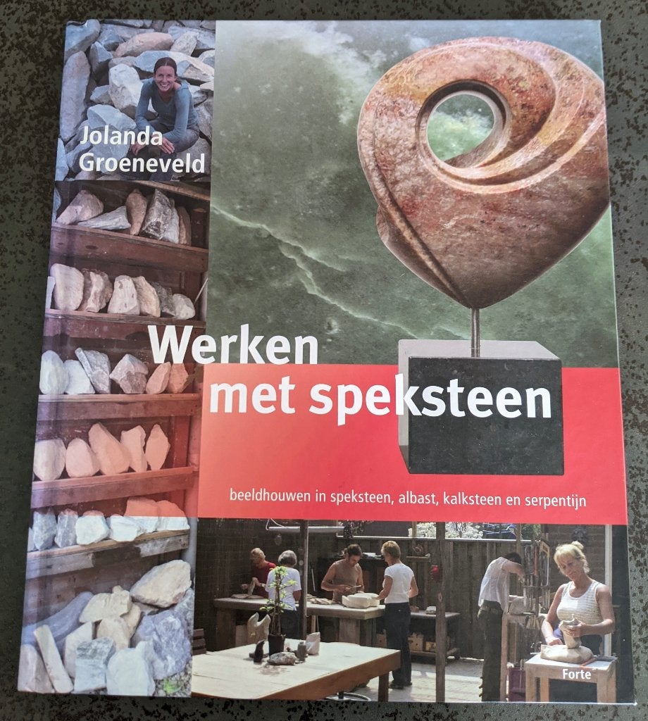 Werken met speksteen, Jolanda Groeneveld, Ophalen of Verzenden, Zo goed als nieuw, Overige onderwerpen