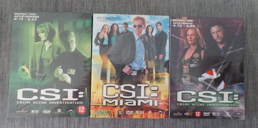 CSI dvd's nieuw, Vanaf 12 jaar, Ophalen of Verzenden, Nieuw in verpakking, Actie en Avontuur