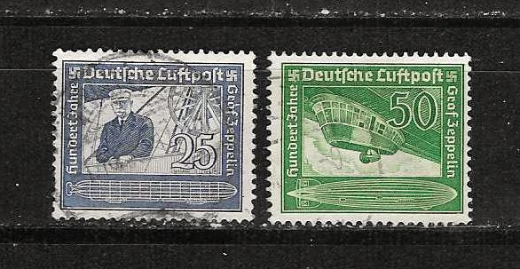 Reich 669-670, Ophalen of Verzenden, Duitse Keizerrijk, Gestempeld