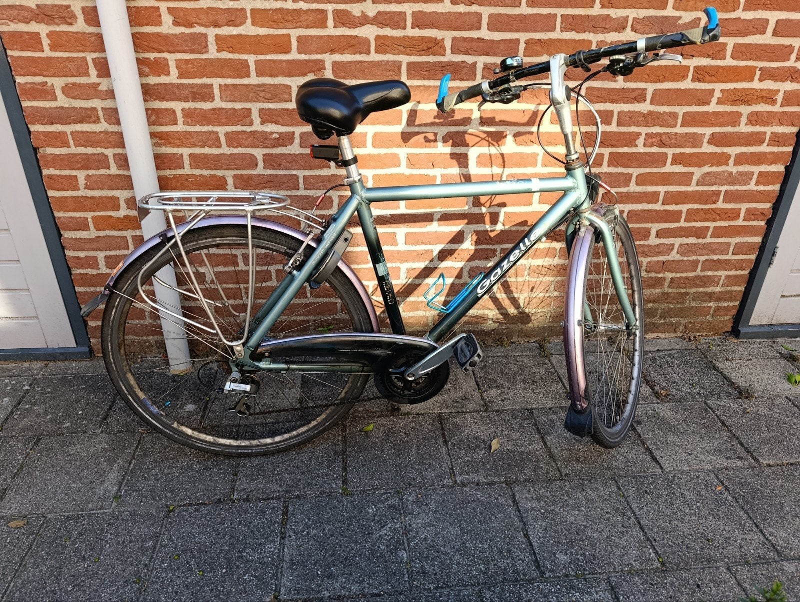 Gazelle Hybride/Trekking Fiets - 8x3 Versnellingen, Ophalen, Gebruikt, Velgrem, Meer dan 20 versnellingen