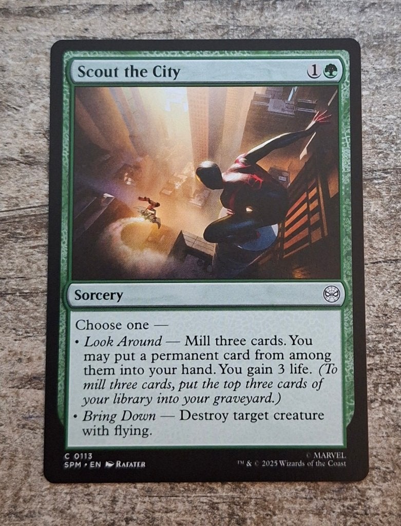 Scout the City - Magic the Gathering, Verzenden, Zo goed als nieuw, Losse kaart