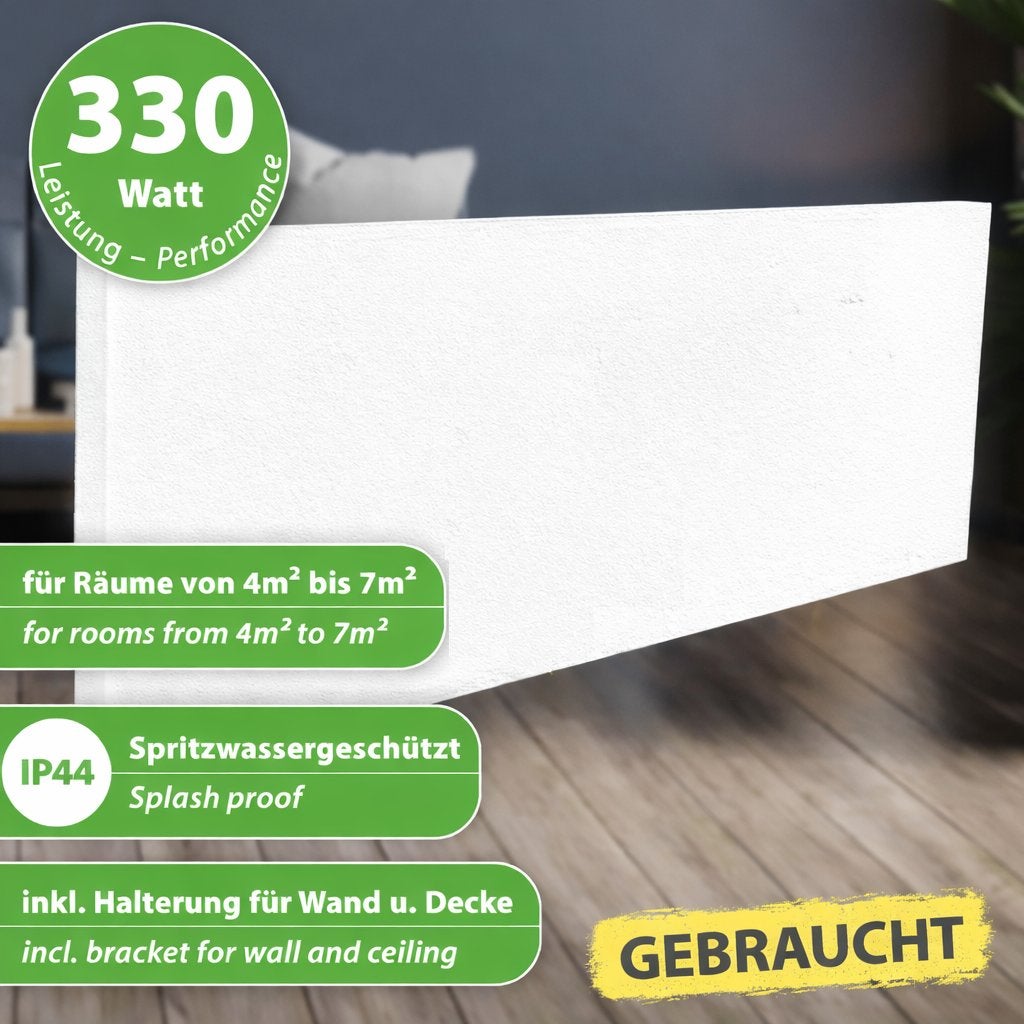 3x Gebruikte Ecosun infrarood verwarmingspanelen 330K+/330W, Dieren en Toebehoren, Ophalen, Gebruikt