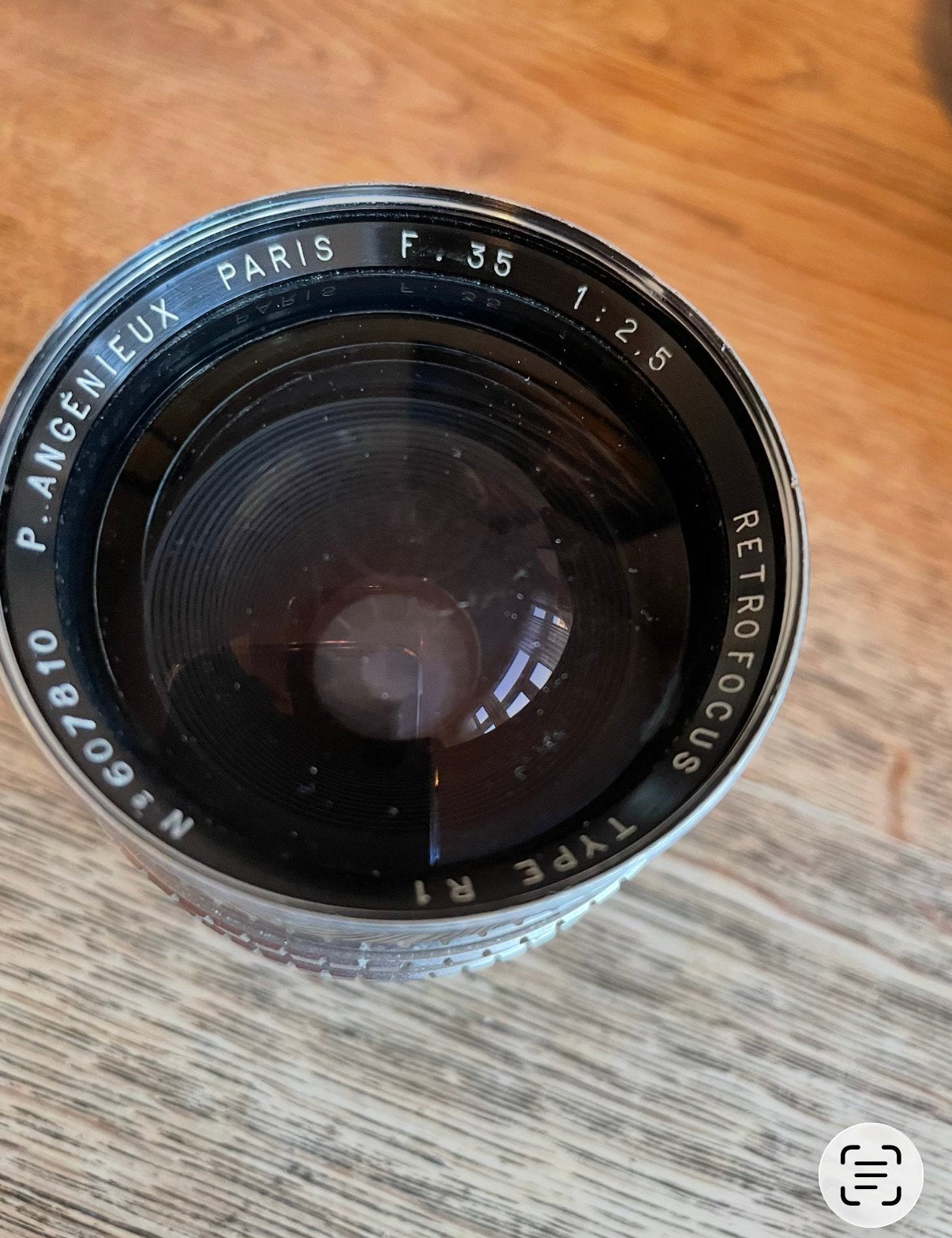 Angenieux Retrofocus Type R1 1:2.5. Met canon adapter, Audio, Tv en Foto, Fotografie | Lenzen en Objectieven, Gebruikt, Groothoeklens