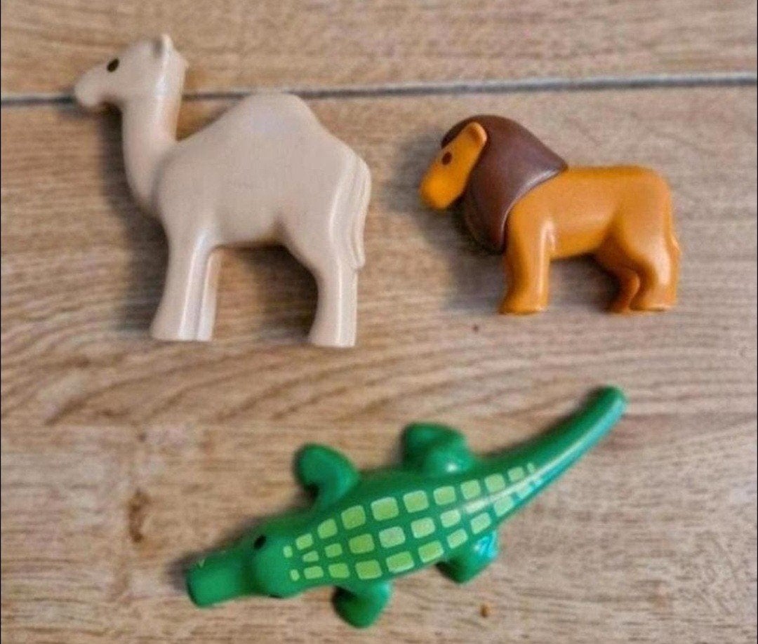 Drie 123 Playmobil dieren, Kinderen en Baby's, Speelgoed | Playmobil, Ophalen of Verzenden, Zo goed als nieuw