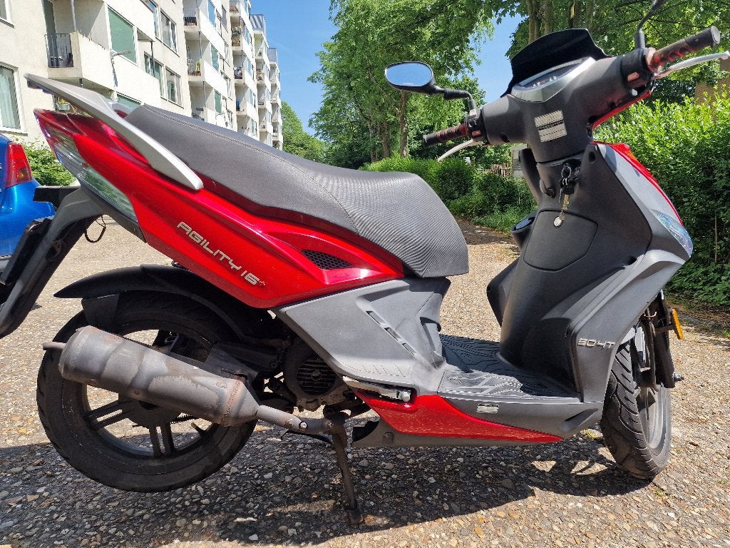 Kymco Agility 16+ (2019) met onderhoudshistorie en rijklaar, Ophalen, Gebruikt, Maximaal 45 km/u, 50 cc
