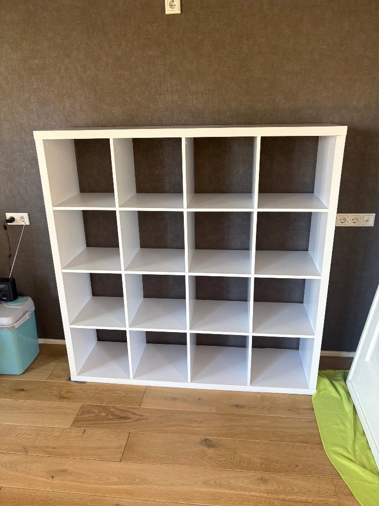 Open kast wit, Kallax 4X4, Ophalen, Zo goed als nieuw