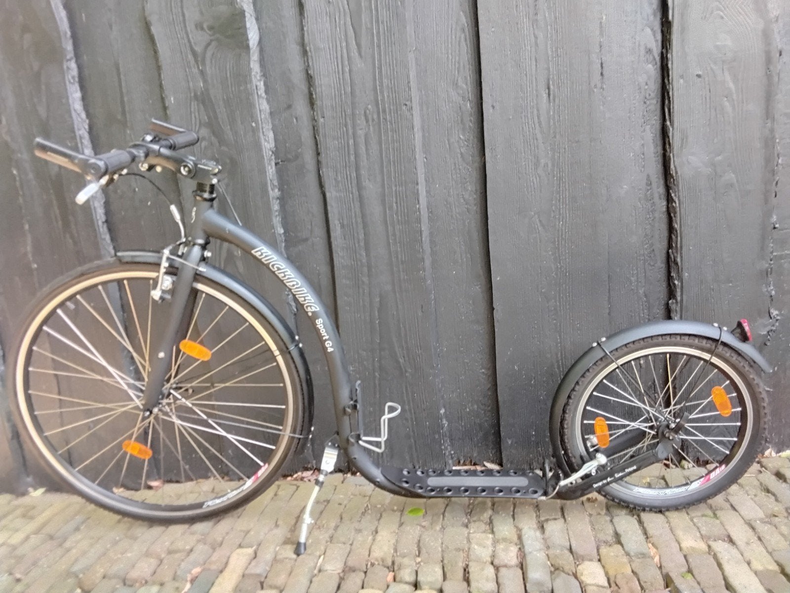 Kickbike Sport G4 Hondenstep volwassenen zgan, Fietsen en Brommers, Steps, Ophalen of Verzenden, Zo goed als nieuw, Kickbike