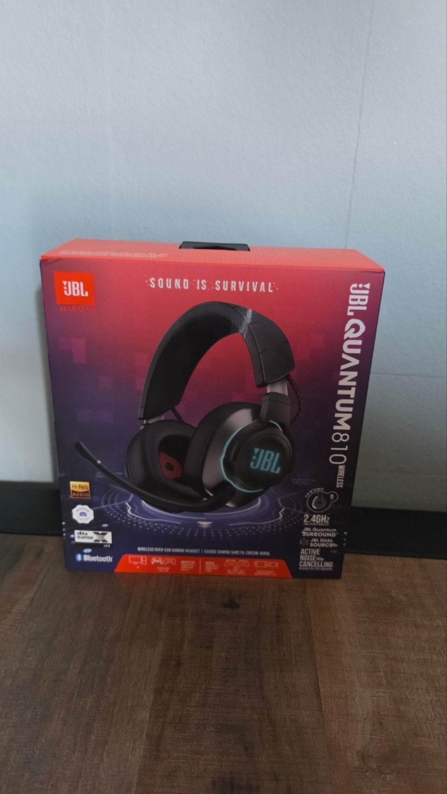 JBL Quantum 810, Computers en Software, Headsets, Jbl quantum, Ophalen of Verzenden, Zo goed als nieuw, Draadloos