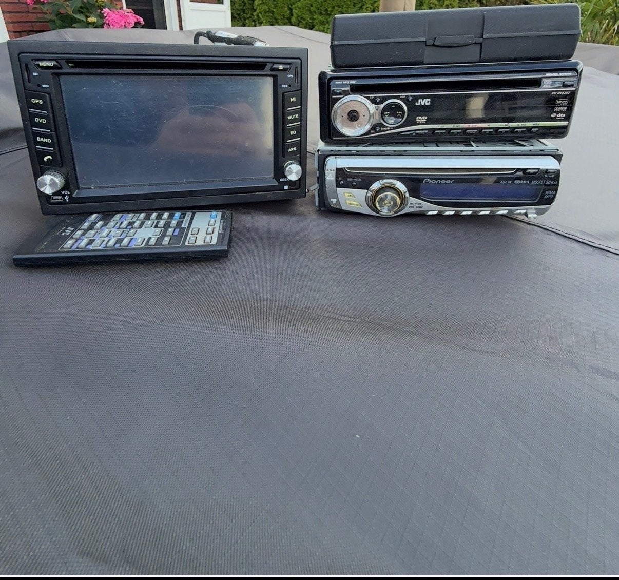 Diverse autoradio's: JVC, Pioneer en touchscreen model, Ophalen, Gebruikt