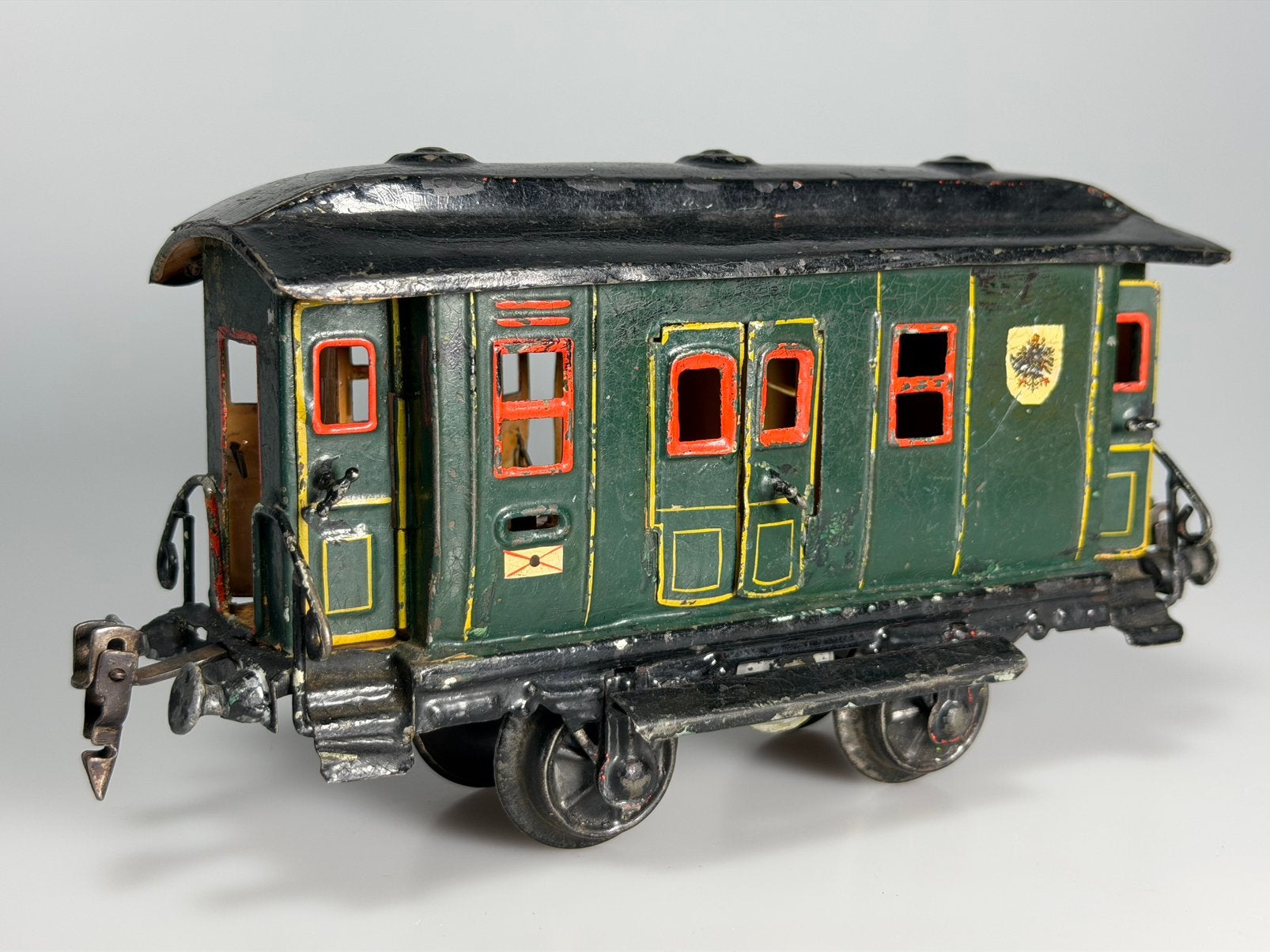 Leuke oeroude postwagen van Marklin in spoor 1, Ophalen of Verzenden