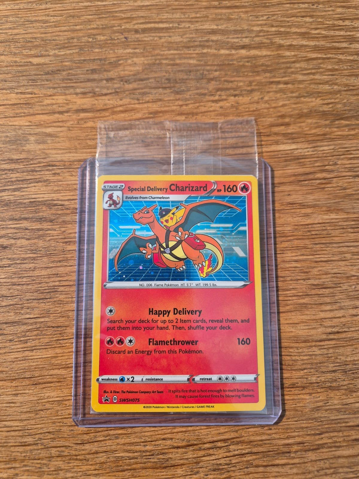 Special Delivery Charizard SWSH075 sealed, Ophalen of Verzenden, Zo goed als nieuw
