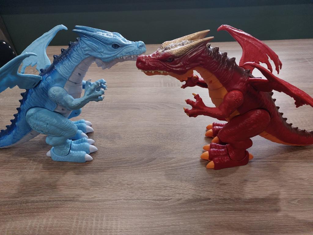 2 x Zuru Alive Robot draken., Kinderen en Baby's, Ophalen, Zo goed als nieuw, Jongen