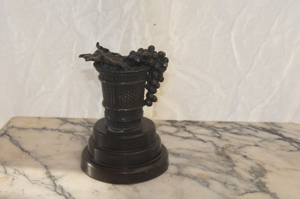 Druiven en bladeren  ( Brons, Ophalen of Verzenden, Brons, Beeld
