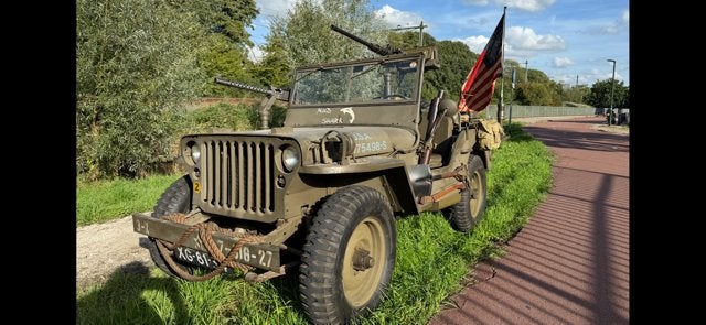 Willy's MB 1942 in Totale Originele staat!, Overige modellen, 4 cilinders, Leder en Stof, Overige kleuren
