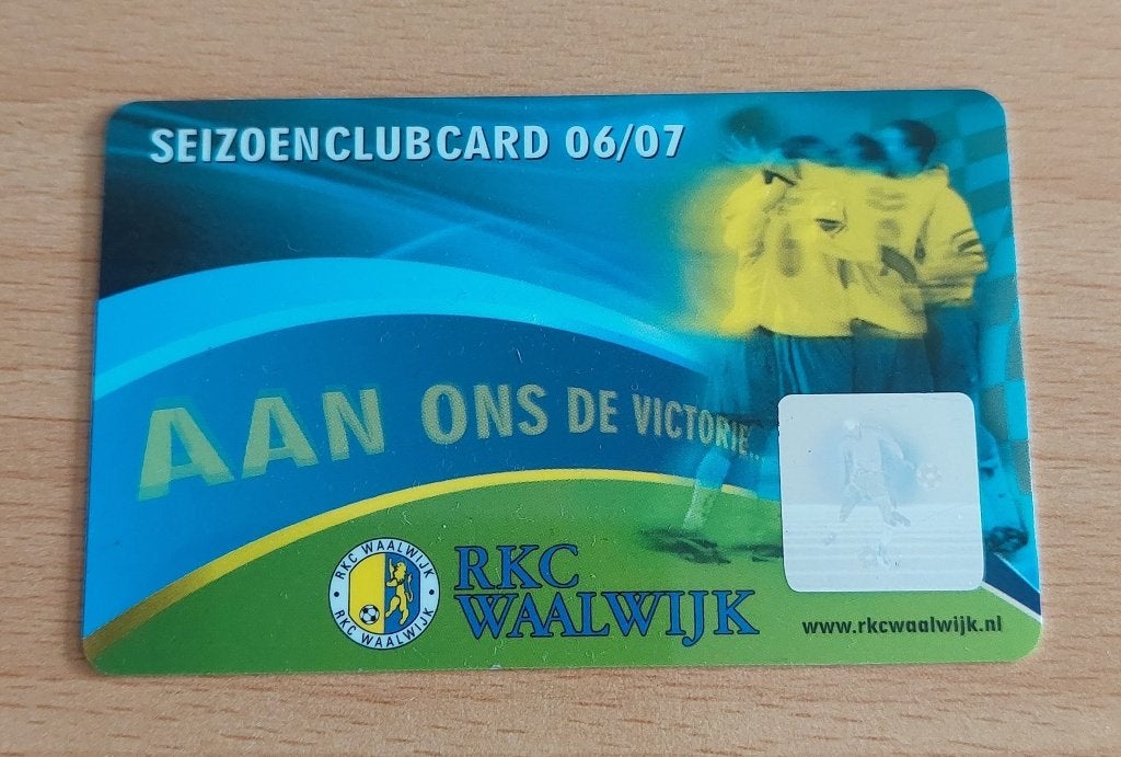 RKC_Seizoen Club Card_2006/2007, Verzamelen, Ophalen of Verzenden, Zo goed als nieuw, Overige binnenlandse clubs, Overige typen