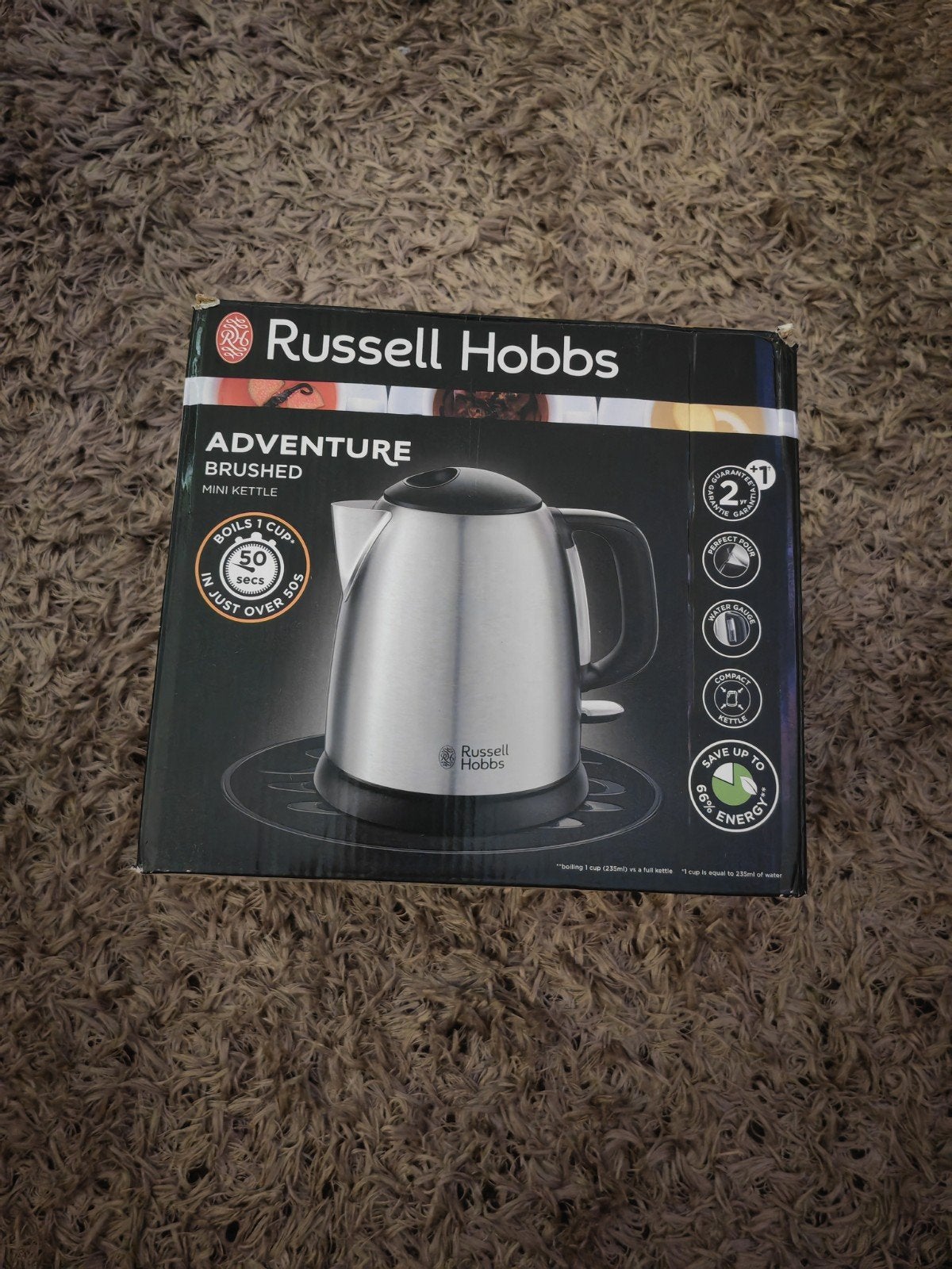 Russell Hobbs Adventure Mini Waterkoker - Nieuw, Ophalen of Verzenden, Nieuw