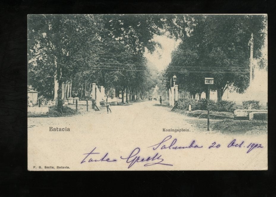 Ned. Indië Koningsplein Batavia 1902  (32-40), Ophalen, Voor 1920, Buiten Europa