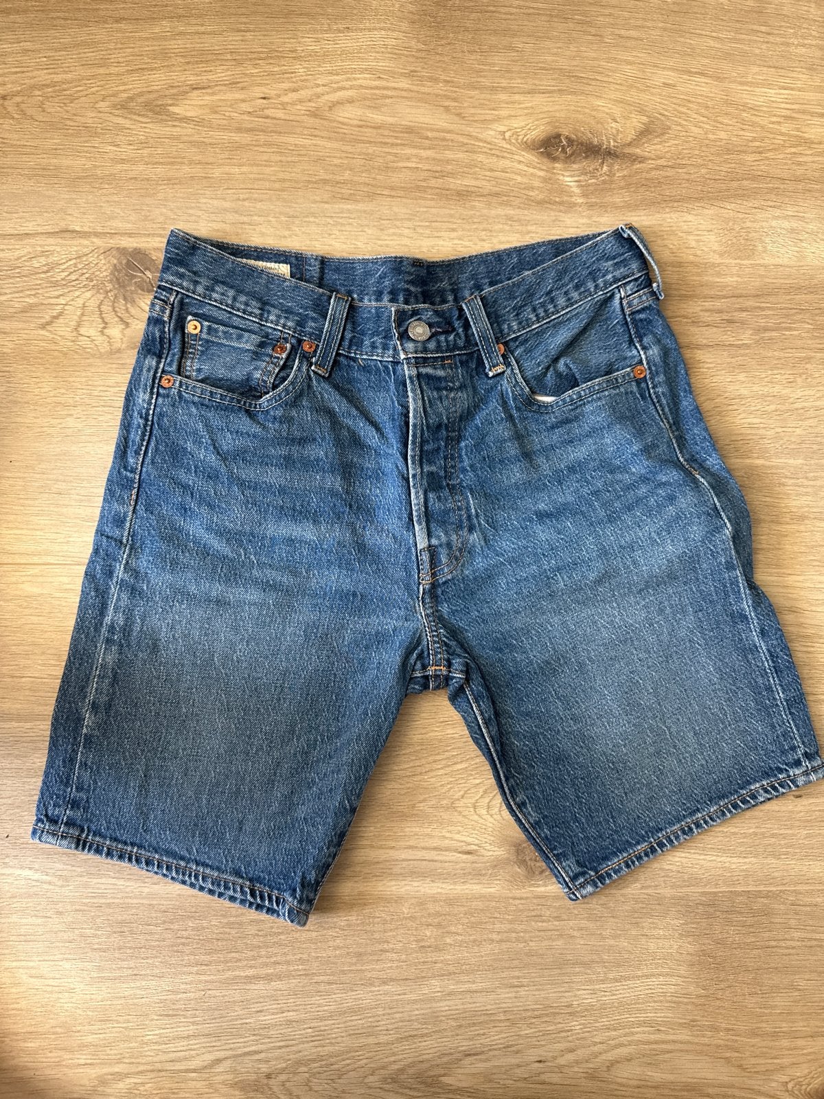 Levi's 501 Denim Shorts - Maat 30, Ophalen of Verzenden, Zo goed als nieuw, Blauw