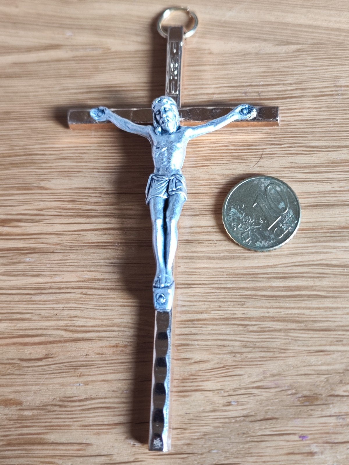 prachtig kruis, Ophalen of Verzenden, Zo goed als nieuw, Sieraad, Christendom | Katholiek