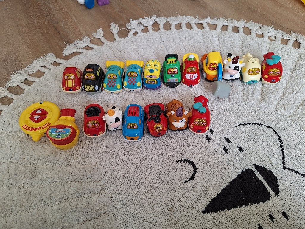 Vtech Toet Toet Auto's: Racebaan, Garage, Vliegveld, Ophalen, Gebruikt, 2 tot 4 jaar