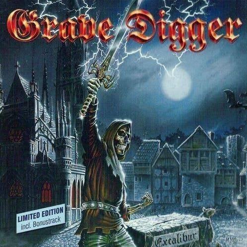 2 CD's: Grave Digger - Excalibur + Tunes of War, Cd's en Dvd's, Ophalen of Verzenden, Zo goed als nieuw